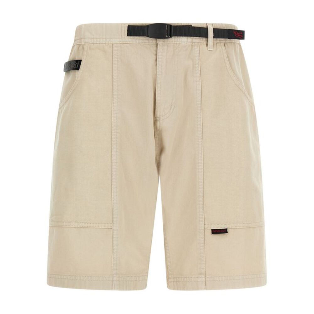 Gramicci Beige Cotton Bermuda Men's Shorts